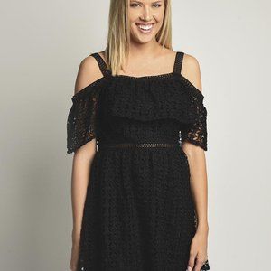 Jack by BB Dakota Aitana Black Lace Dress Size 6
